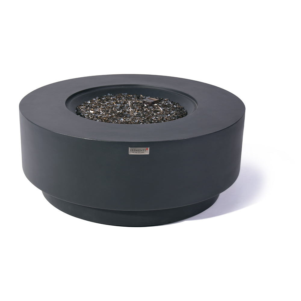 Nimes Outdoor Dark Grey Fire Pit Bowl - view 8