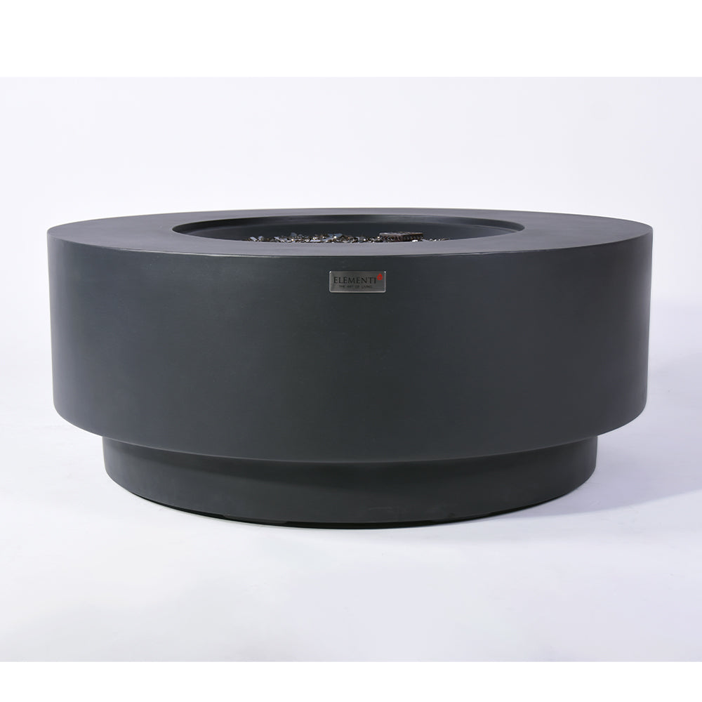 Nimes Outdoor Dark Grey Fire Pit Bowl - view 9