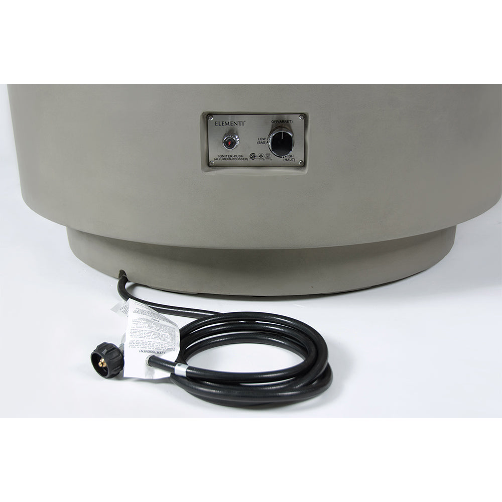 Colosseo Outdoor Light Grey Fire Pit Bowl - view 11