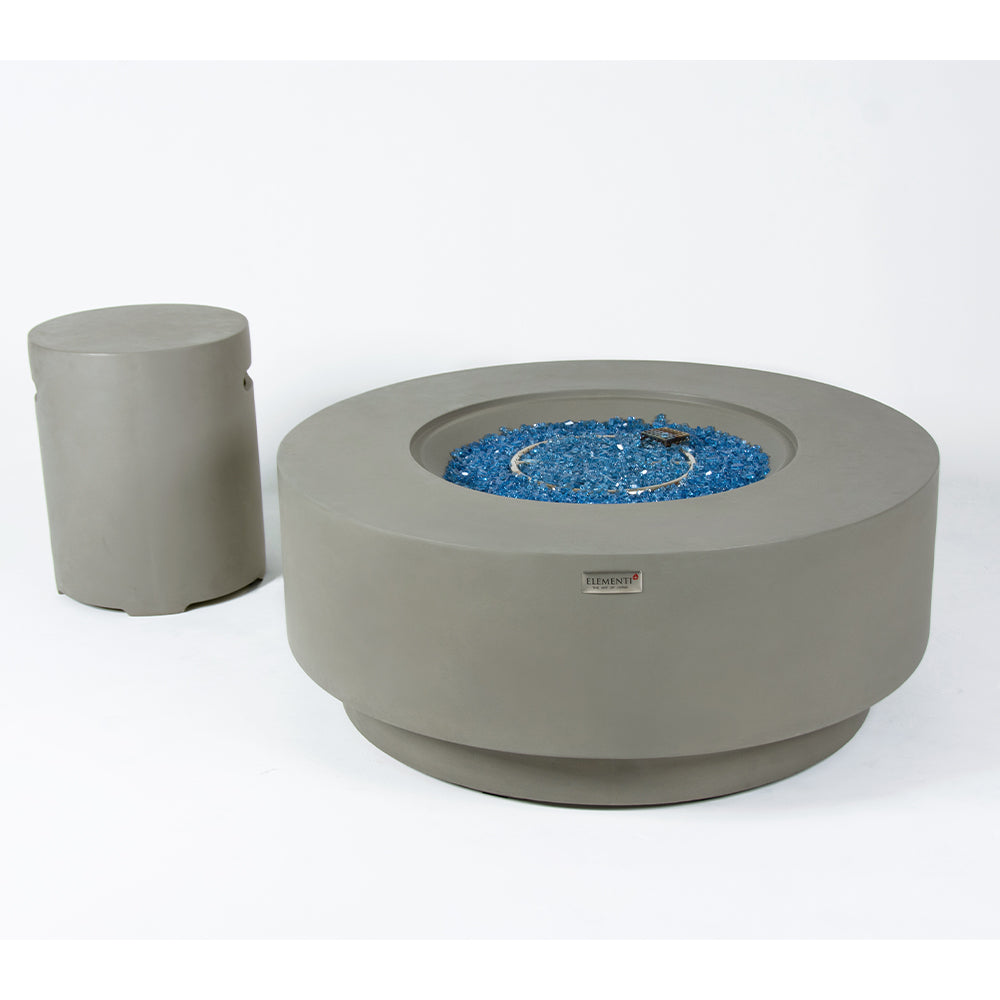 Colosseo Outdoor Light Grey Fire Pit Bowl - view 13