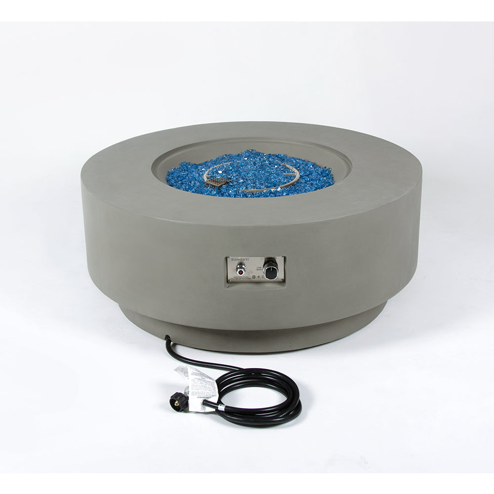 Colosseo Outdoor Light Grey Fire Pit Bowl - view 9