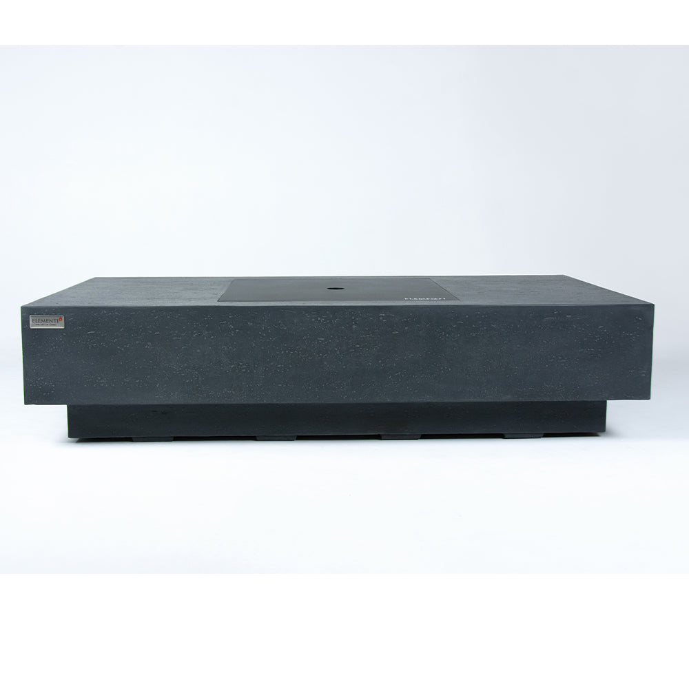 Cannes Outdoor Dark Grey Fire Pit Table - view 13