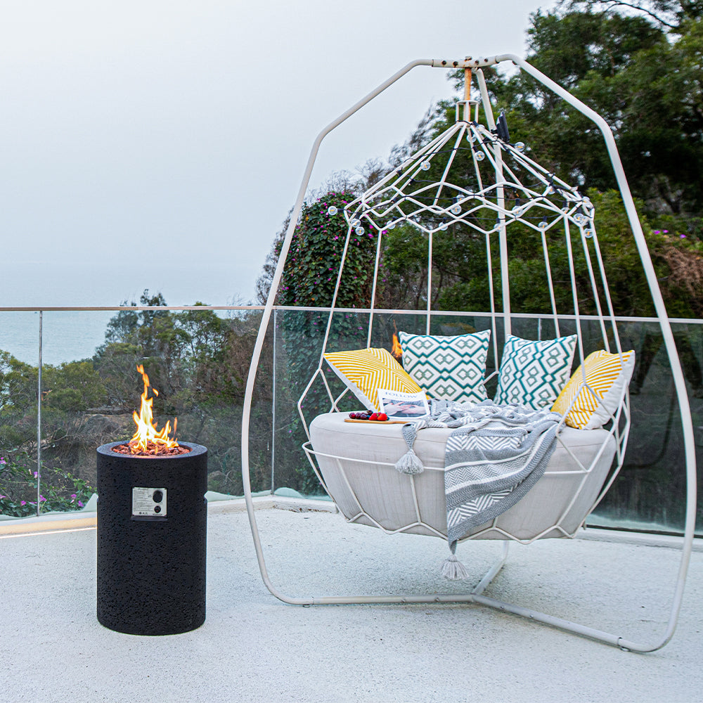 Lava Tube Outdoor Fire Pit Table - Liquid Propane - view 2
