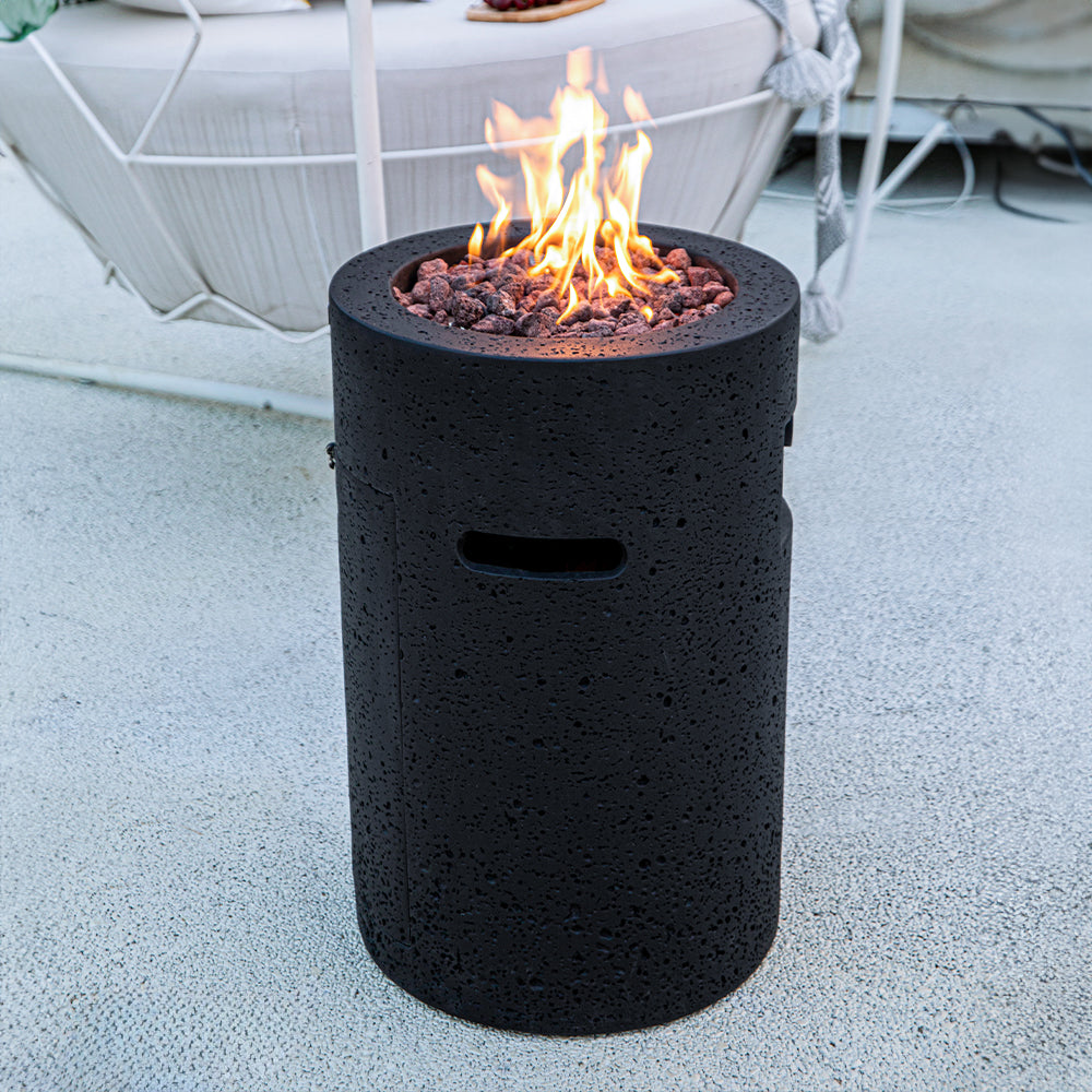 Lava Tube Outdoor Fire Pit Table - Liquid Propane - view 5
