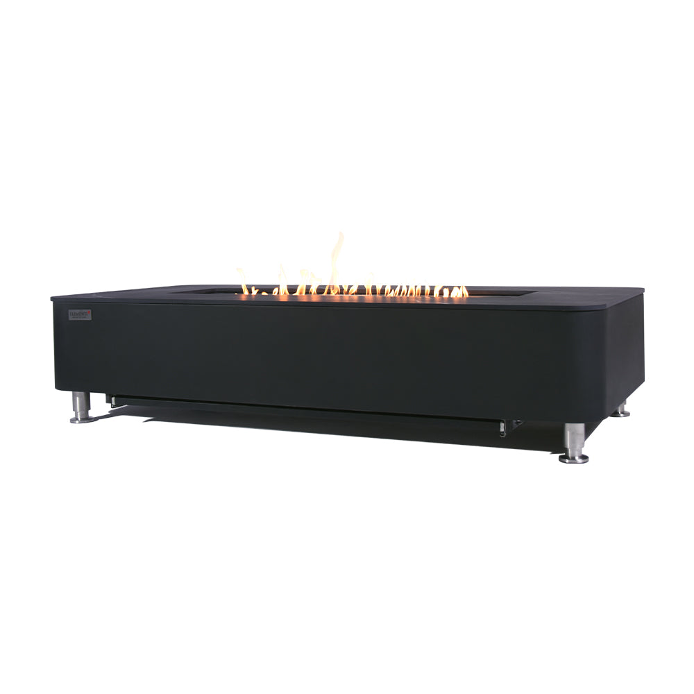 Valencia Outdoor Bulgaria Black Fire Pit Table - view 8