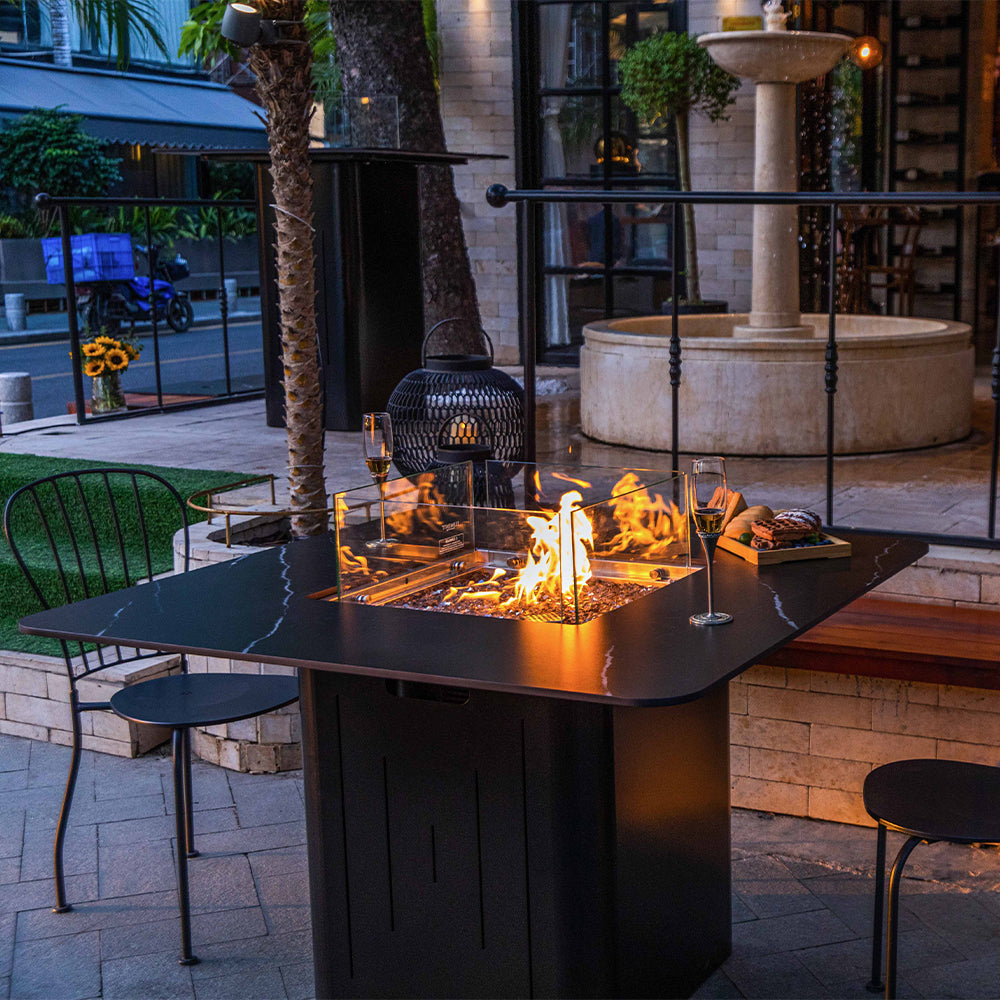 Elementi Plus Propane Fire Pit Black - view 19