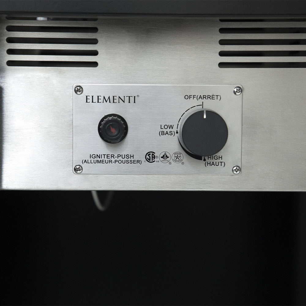 Elementi Plus Propane Fire Pit Black - view 8