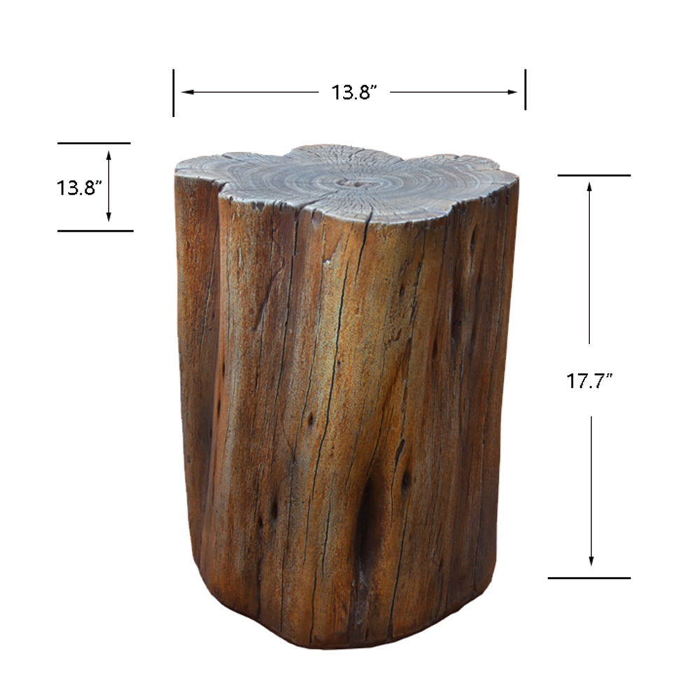 Elementi Warren Outdoor 18 Inches Fire Pit Seating Firepit Accessories-Redwood - view 3