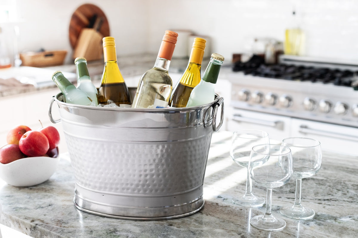 Beverage Tub for Parties Stainless Steel Drink Tub Cooler Ice Bucket - Various Sizes - view 13