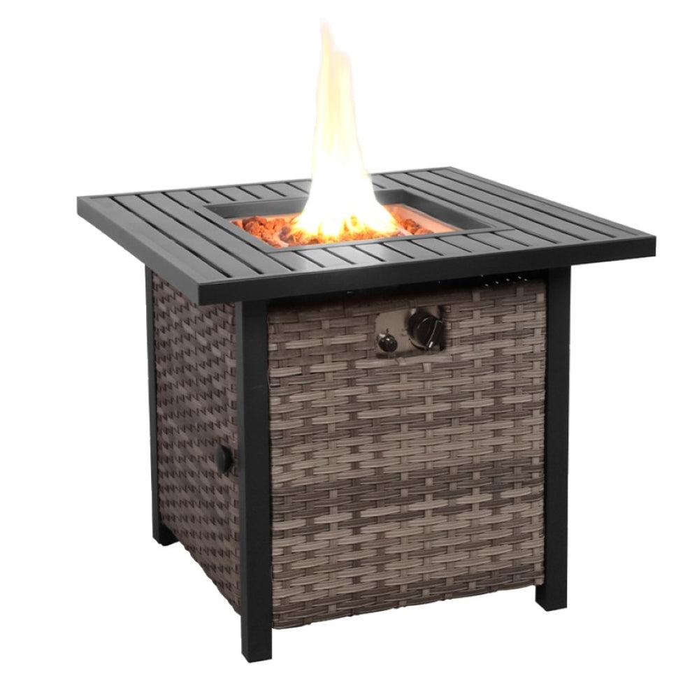 Outdoor Metal Fire Pit Table 50,000 BTUs - Propane Fuel Type