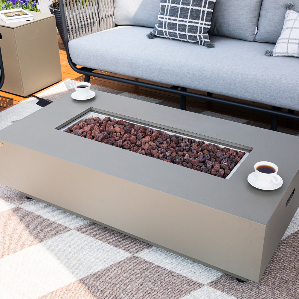 Propane Fire Pit Table Outdoor 50,000 BTU Firepits for Outside CSA Certified - view 14