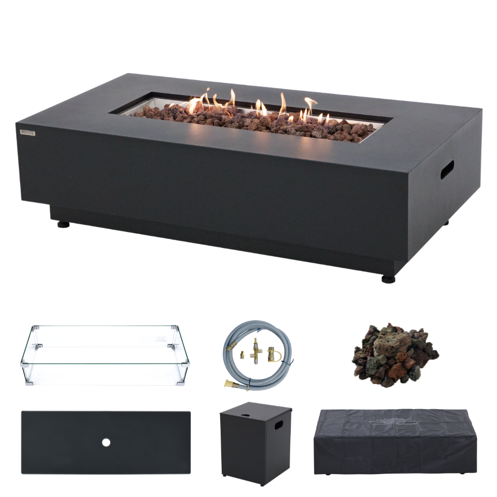 Propane Fire Pit Table Outdoor 50,000 BTU Firepits for Outside CSA Certified - view 6
