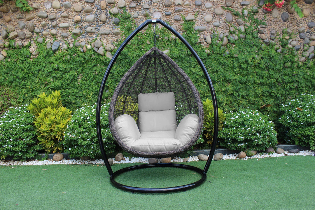 Egg Chair with Stand and Cushion for Outside Hammock Chair