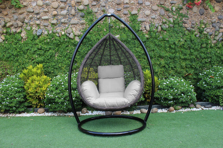 Egg Chair with Stand and Cushion for Outside Hammock Chair