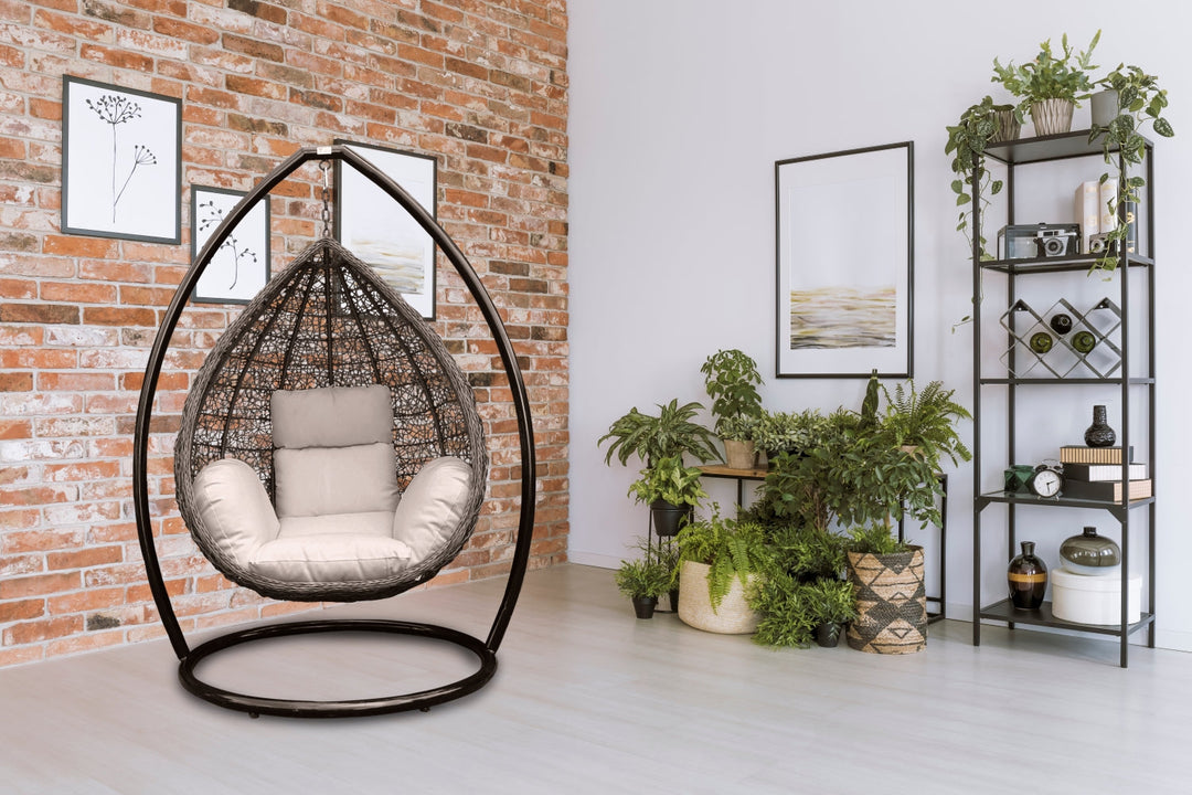 Egg Chair with Stand and Cushion for Outside Hammock Chair