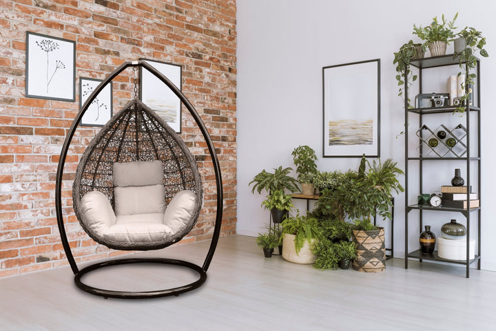 Egg Chair with Stand and Cushion for Outside Hammock Chair
