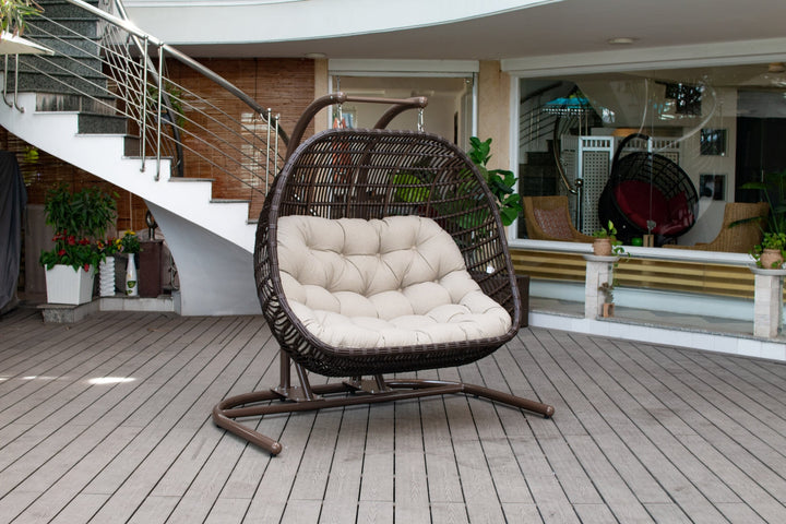 Egg Chair with Stand and Cushion for Outside Hammock Chair