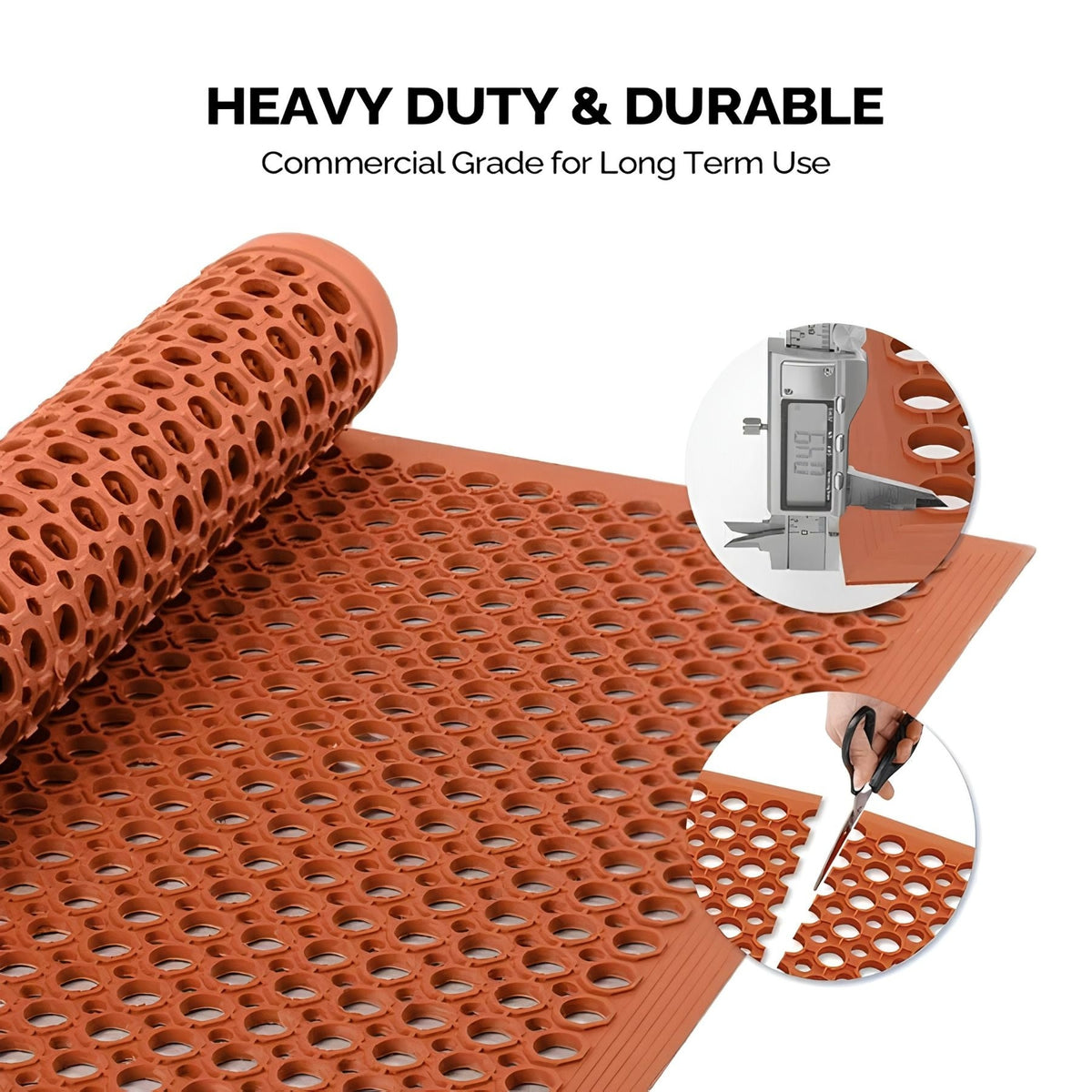 Anti Fatigue Rubber Floor Mat Non-Slip Kitchen Mat