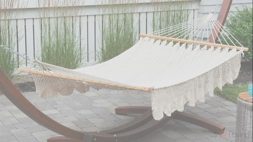 Bahia Patio Hammock - Single - Natural Closeweave