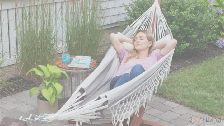 Bahia Brazilian Patio Hammock - Single - Natural