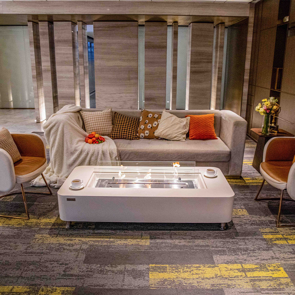 Elementi Sydney Ethanol Fire Pit 61.9 x 29.9 Inches