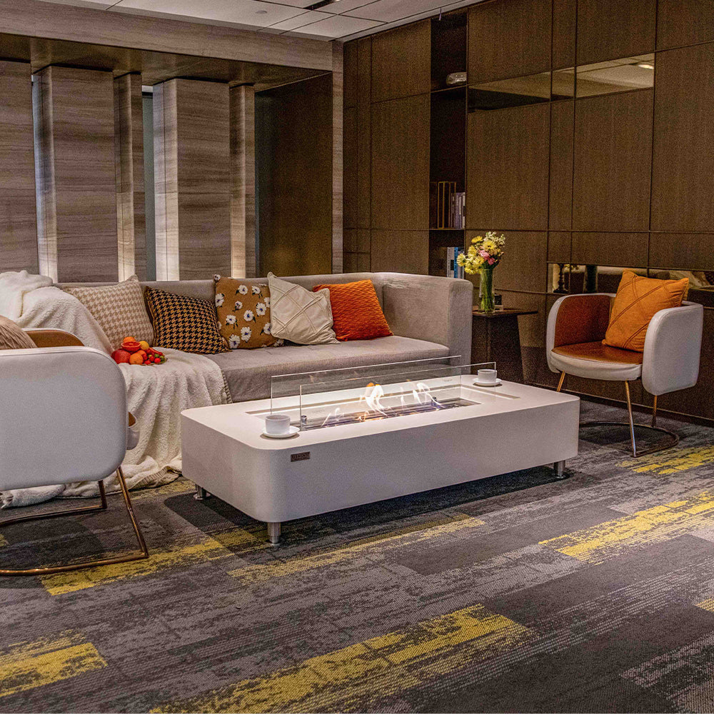 Elementi Sydney Ethanol Fire Pit 61.9 x 29.9 Inches