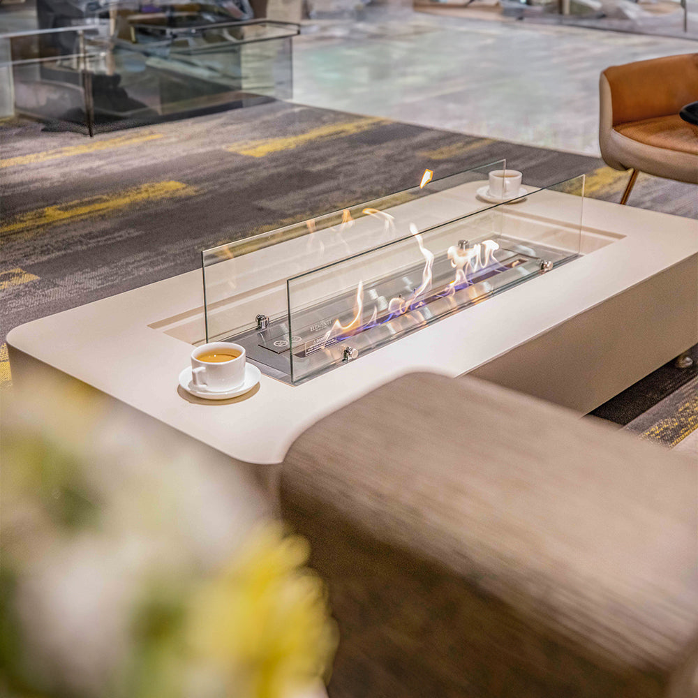 Elementi Sydney Ethanol Fire Pit 61.9 x 29.9 Inches