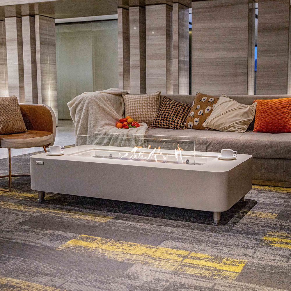 Elementi Sydney Ethanol Fire Pit 61.9 x 29.9 Inches