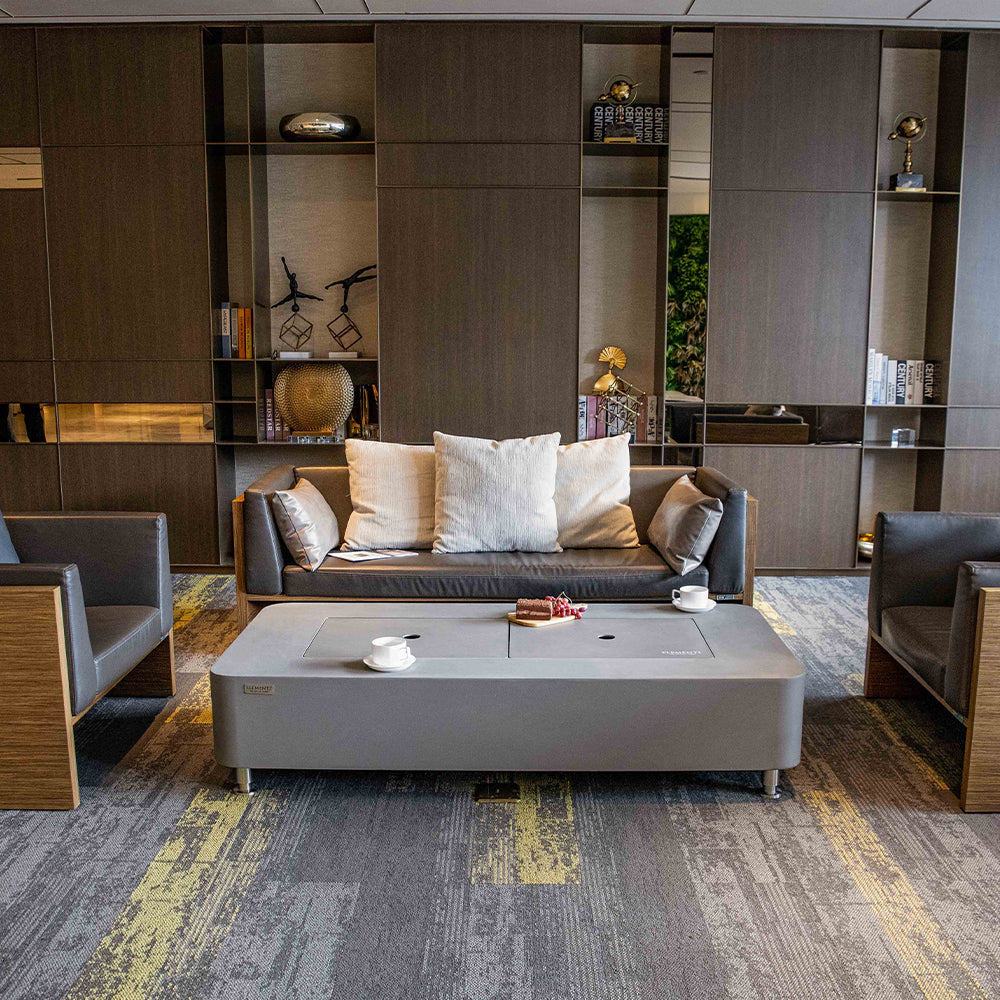 Elementi Sydney Ethanol Fire Pit 61.9 x 29.9 Inches