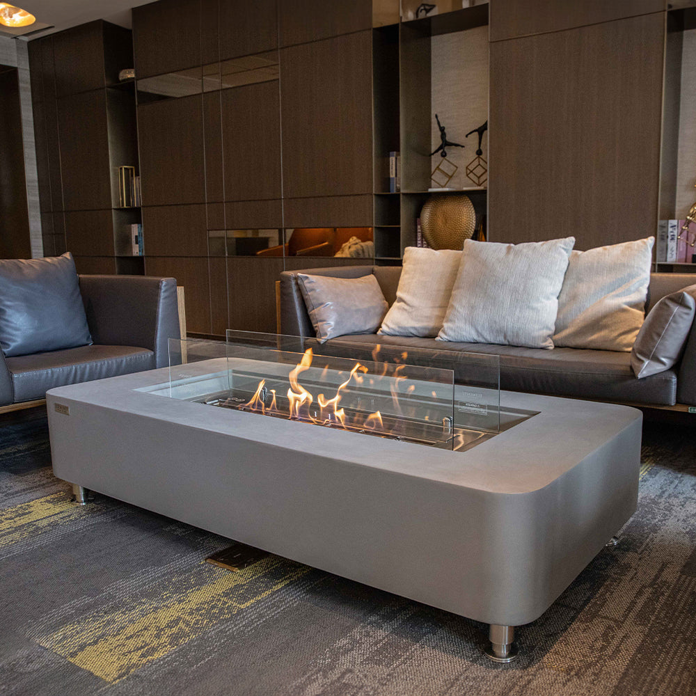 Elementi Sydney Ethanol Fire Pit 61.9 x 29.9 Inches