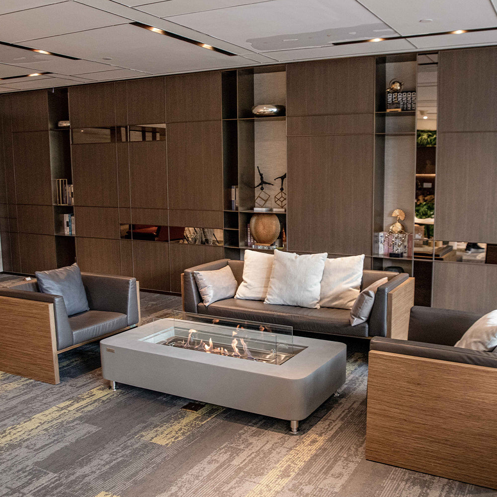 Elementi Sydney Ethanol Fire Pit 61.9 x 29.9 Inches