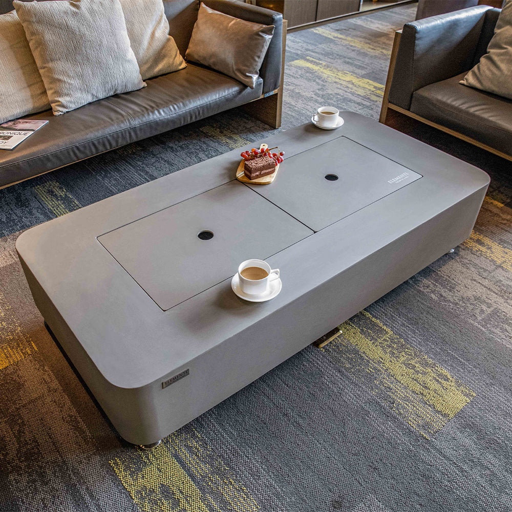 Elementi Sydney Ethanol Fire Pit 61.9 x 29.9 Inches