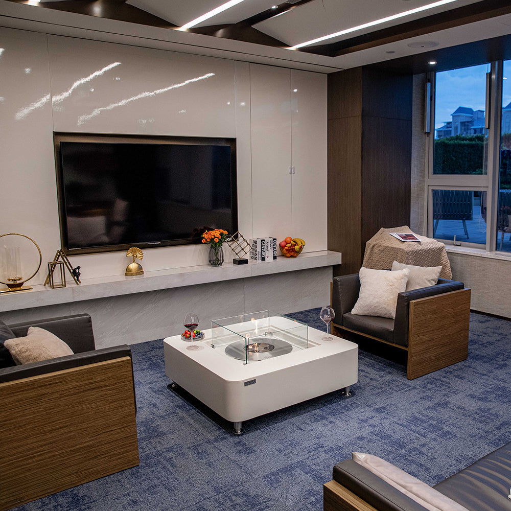 Elementi Perth Ethanol Fire Pit 40 x 40 Inches