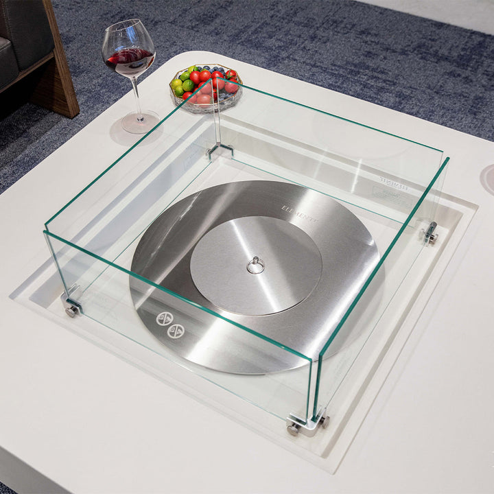 Elementi Perth Ethanol Fire Pit 40 x 40 Inches