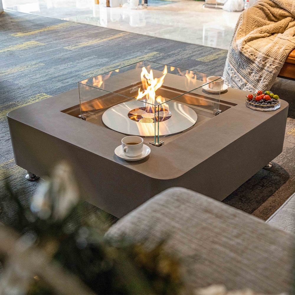 Elementi Perth Ethanol Fire Pit 40 x 40 Inches - view 3