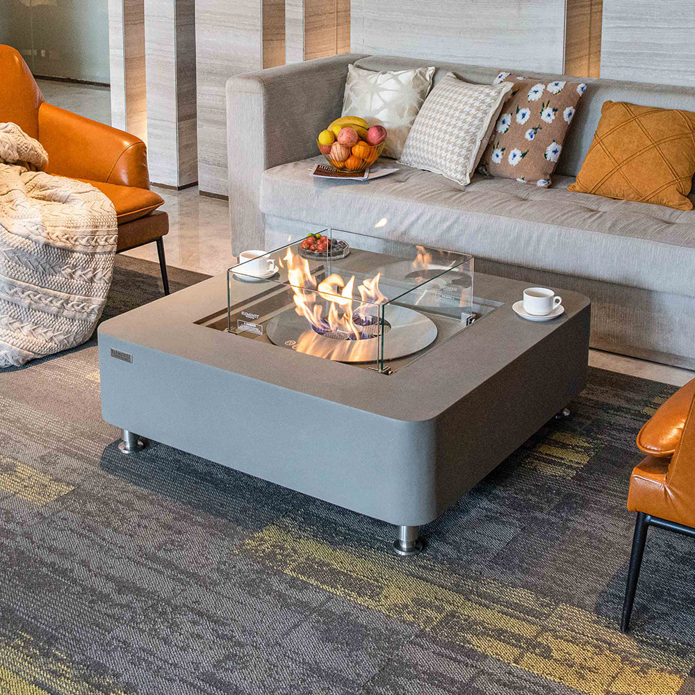 Elementi Perth Ethanol Fire Pit 40 x 40 Inches - view 6