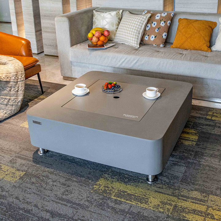 Elementi Perth Ethanol Fire Pit 40 x 40 Inches