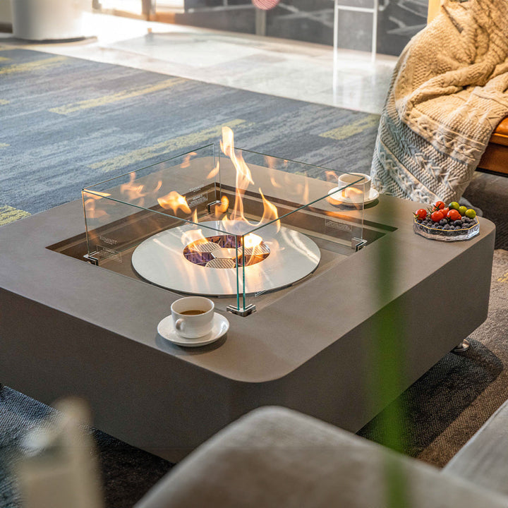 Elementi Perth Ethanol Fire Pit 40 x 40 Inches