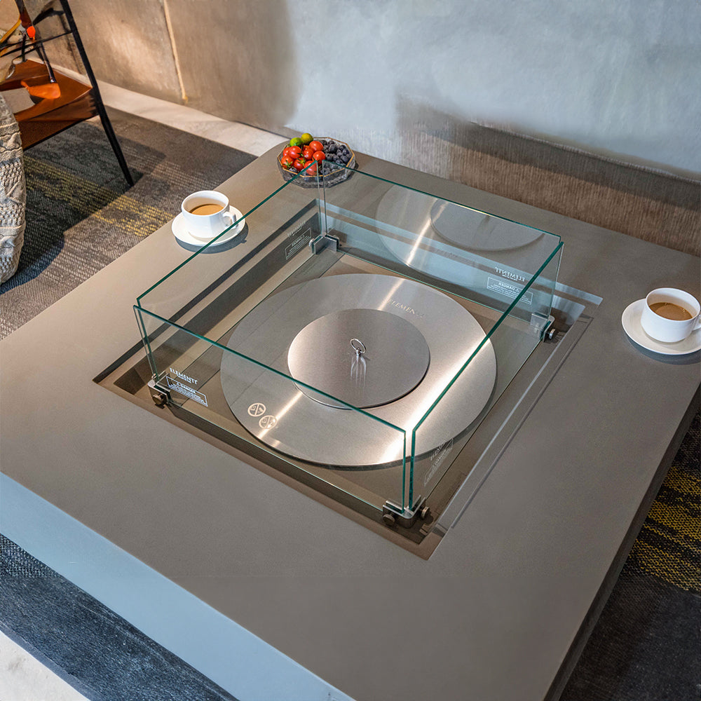 Elementi Perth Ethanol Fire Pit 40 x 40 Inches - view 9