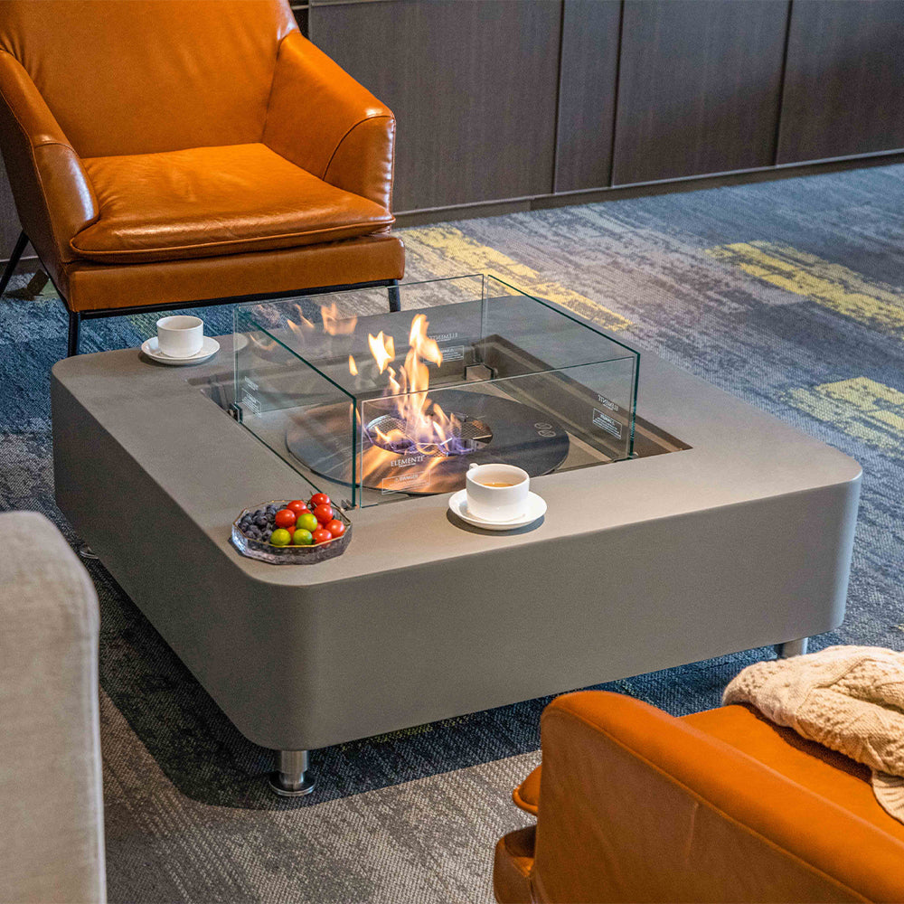 Elementi Perth Ethanol Fire Pit 40 x 40 Inches