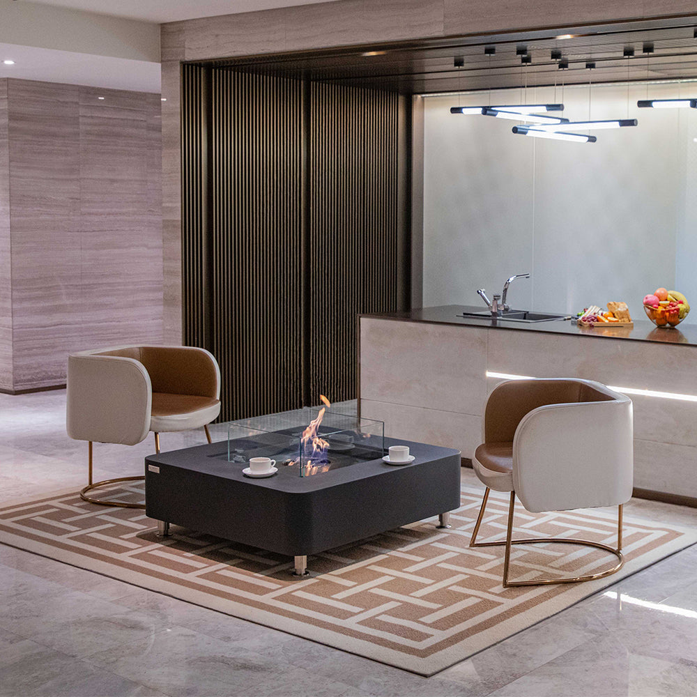 Elementi Perth Ethanol Fire Pit 40 x 40 Inches