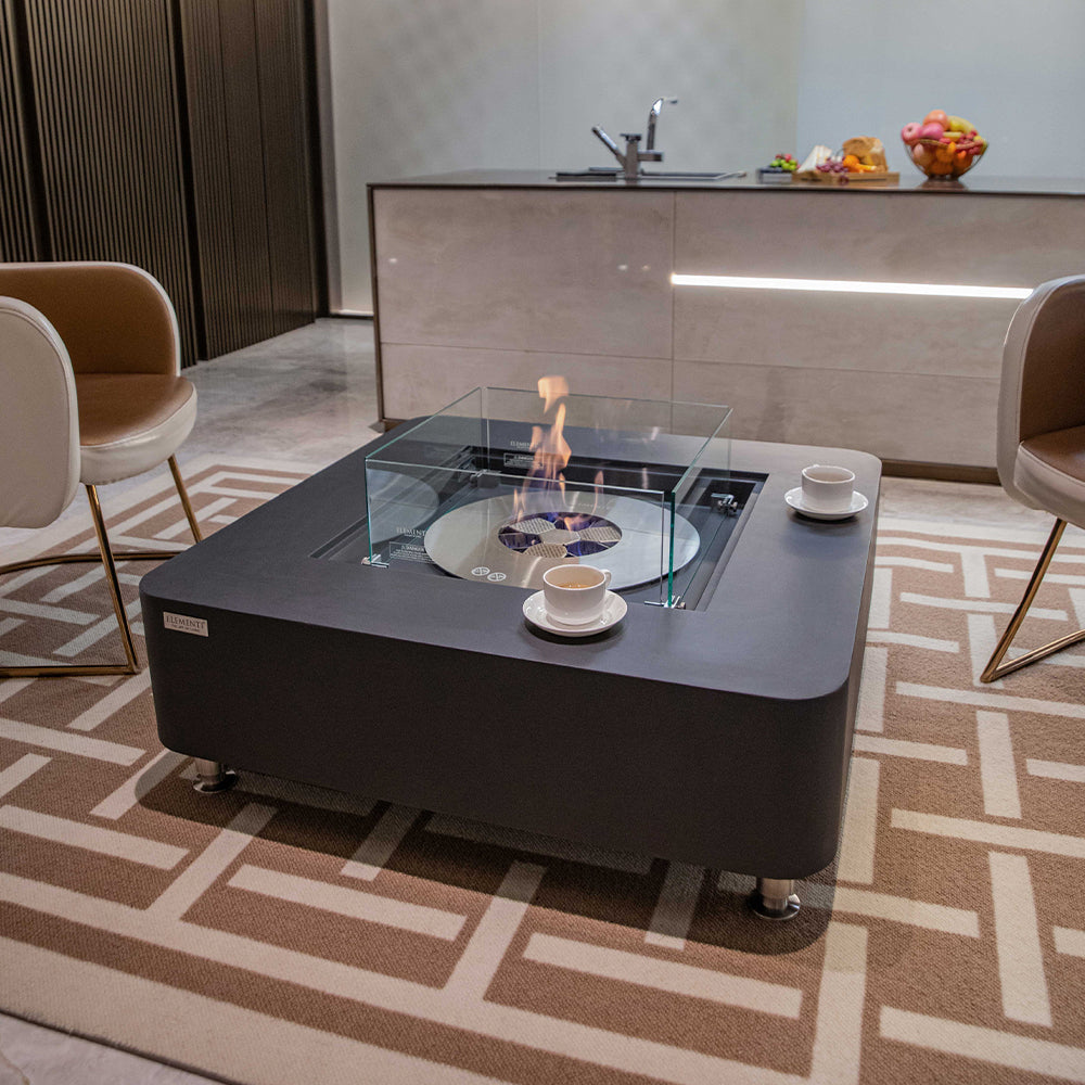 Elementi Perth Ethanol Fire Pit 40 x 40 Inches