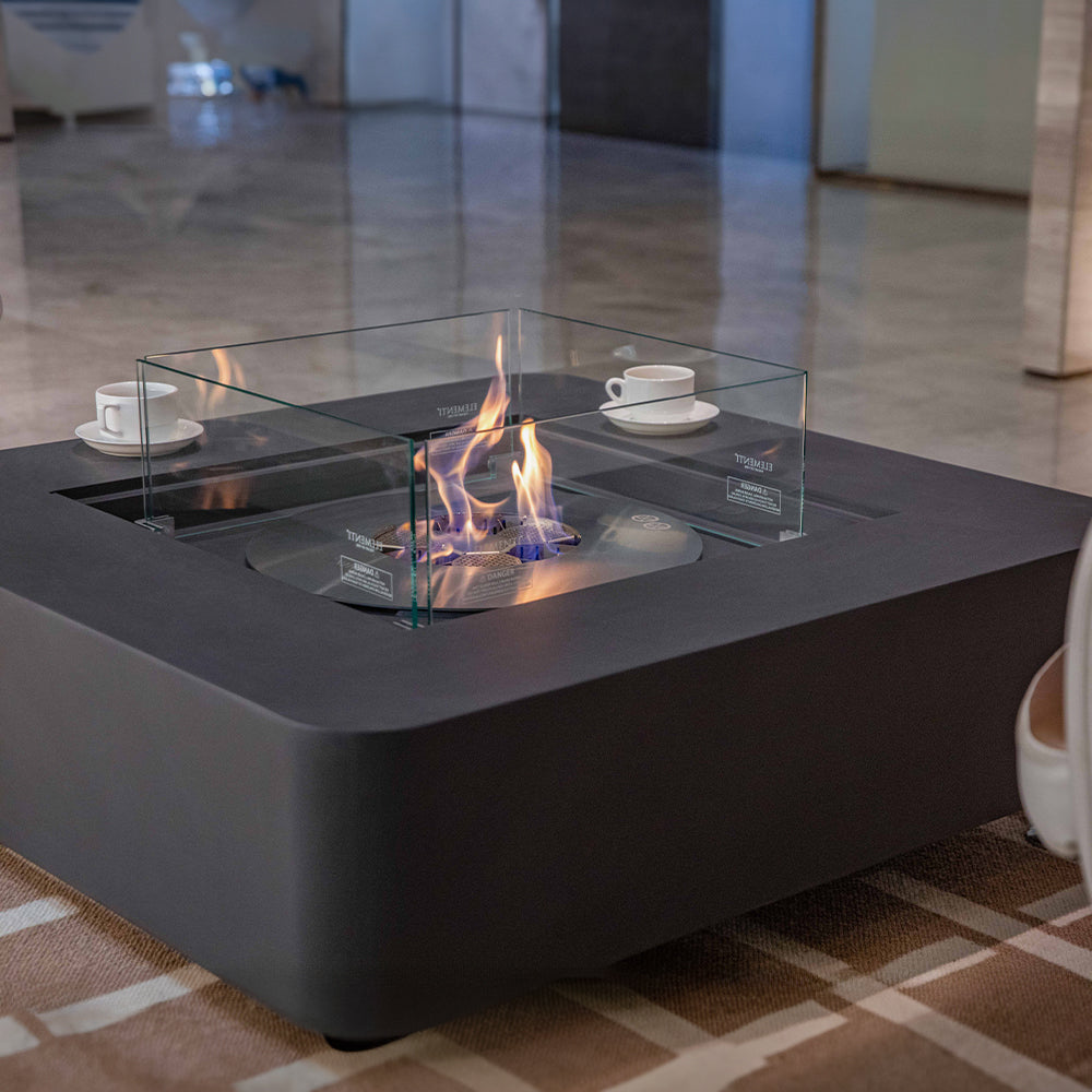 Elementi Perth Ethanol Fire Pit 40 x 40 Inches