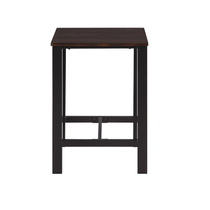 5 Piece Counter Height Dining Set - Dark Brown