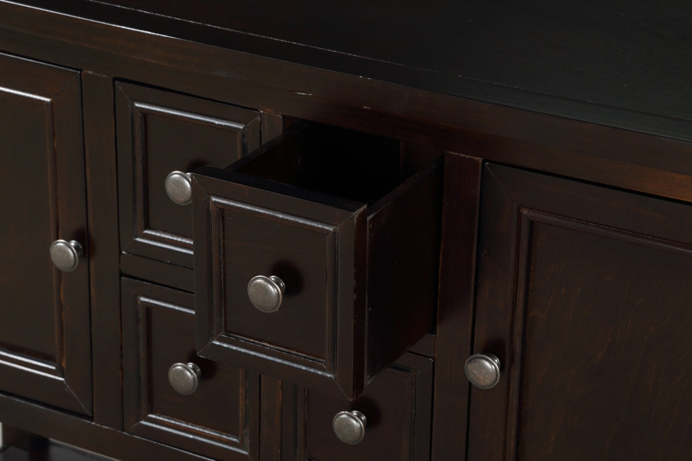 Buffet Sideboard Living Room Console Table - Espresso