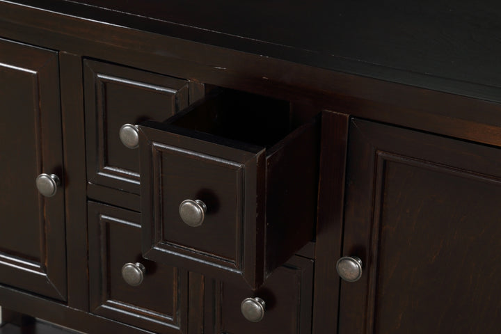 Buffet Sideboard Living Room Console Table - Espresso