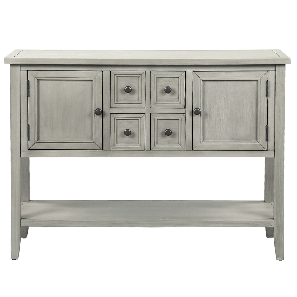 Buffet Sideboard Living Room Console Table - Antique Grey