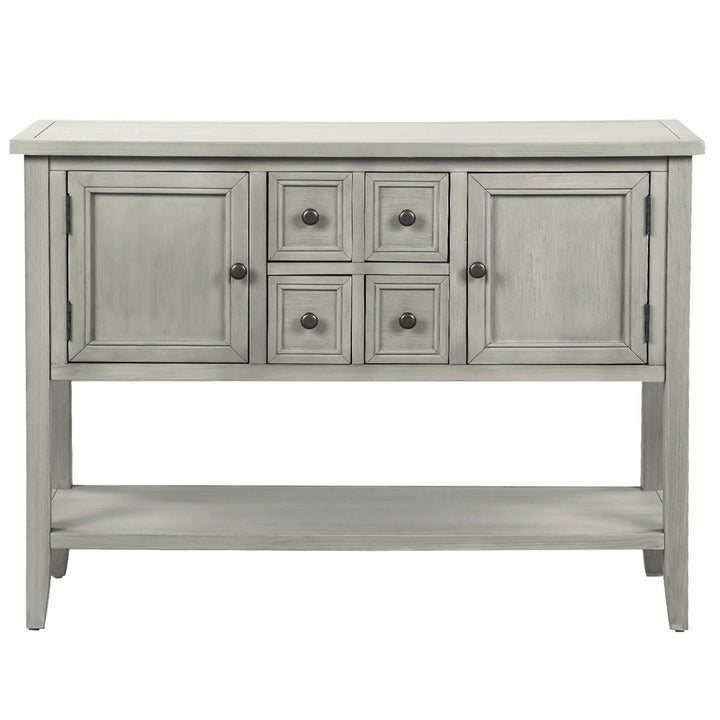 Buffet Sideboard Living Room Console Table - Antique Grey