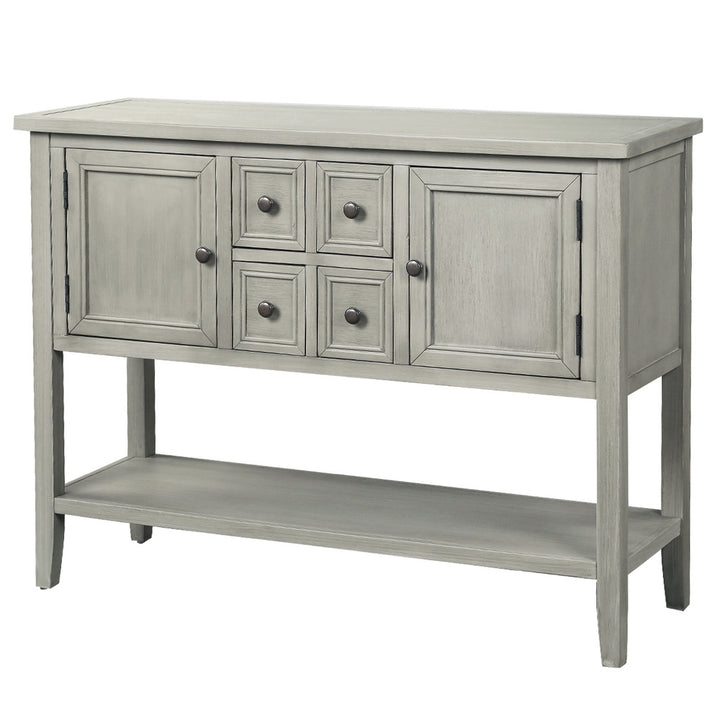 Buffet Sideboard Living Room Console Table - Antique Grey