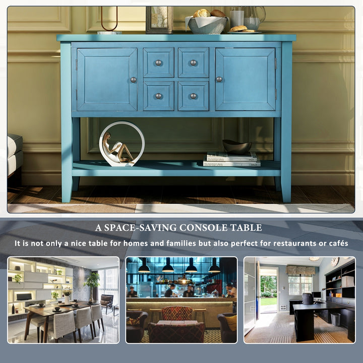Buffet Sideboard Living Room Console Table - Azure